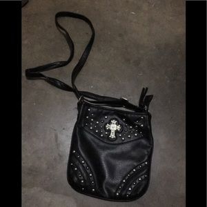 Black crossbody purse